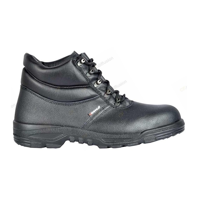 Chaussures de sécurité hautes S3 SRC COFRA DELFO. Vu de côté
