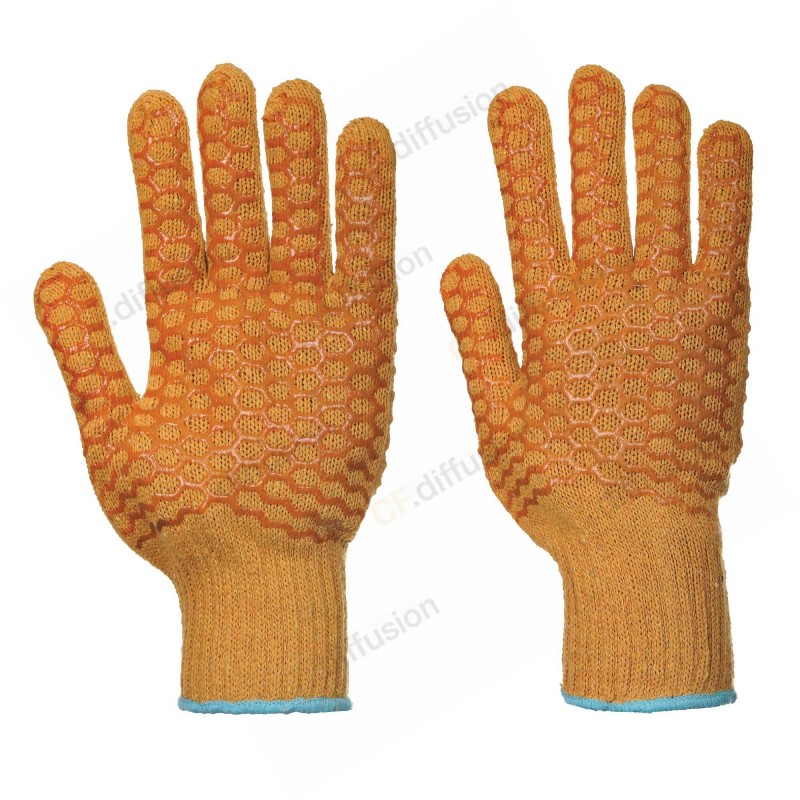 Gants tricotés pour plus d'adhérence PORTWEST A130 Orange